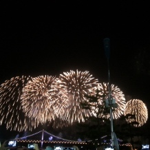 fireworks over Gwangali beach