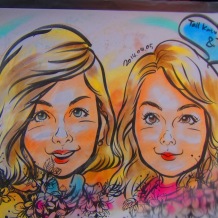Short Kat and I took our relationship to the next level...caricatures! We definitely got some stares from the real couples there.